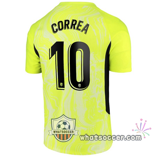 Atletico Madrid (CORREA 10) Third Soccer Jerseys 2020-2021