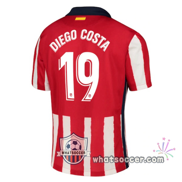 Atletico Madrid (DIEGO COSTA 19) Home Soccer Jerseys 2020-2021