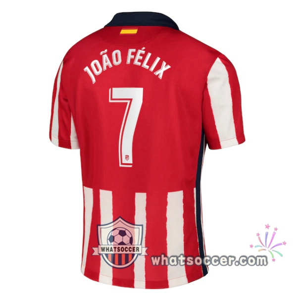Atletico Madrid (JOAO FELIX 7) Home Soccer Jerseys 2020-2021