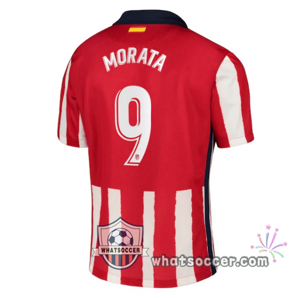 Atletico Madrid (MORATA 9) Home Soccer Jerseys 2020-2021