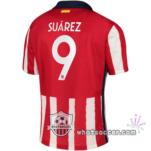 Atletico Madrid (SUÁREZ 9) Home Soccer Jerseys 2020-2021