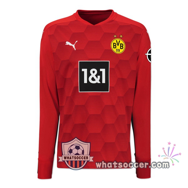Dortmund BVB Goalkeeper Soccer Jerseys Red 2020-2021