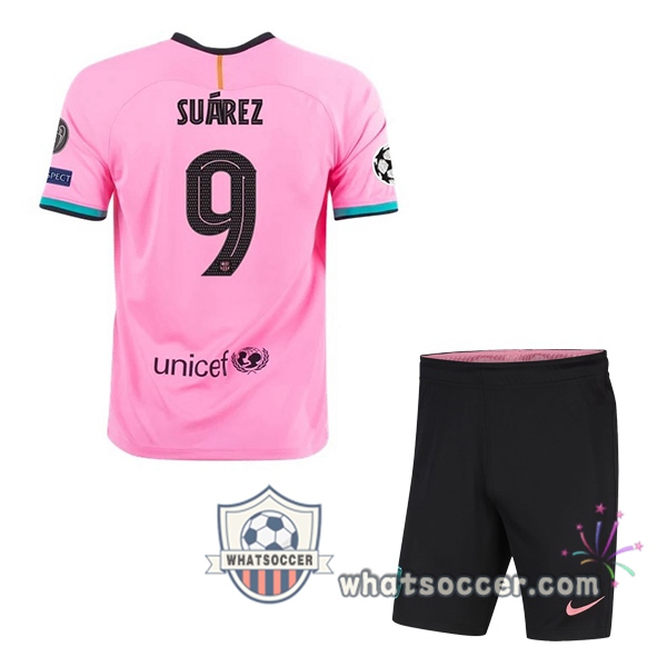FC Barcelona (SUÁREZ 9) Kids Third Soccer Jerseys 2020-2021