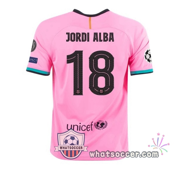 FC Barcelona (JORDI ALBA 18) Third Soccer Jerseys 2020-2021