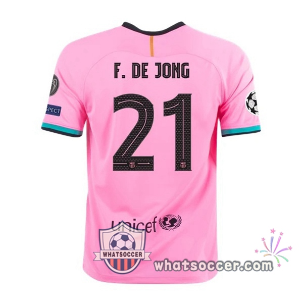 FC Barcelona (F. DE JONG 21) Third Soccer Jerseys 2020-2021