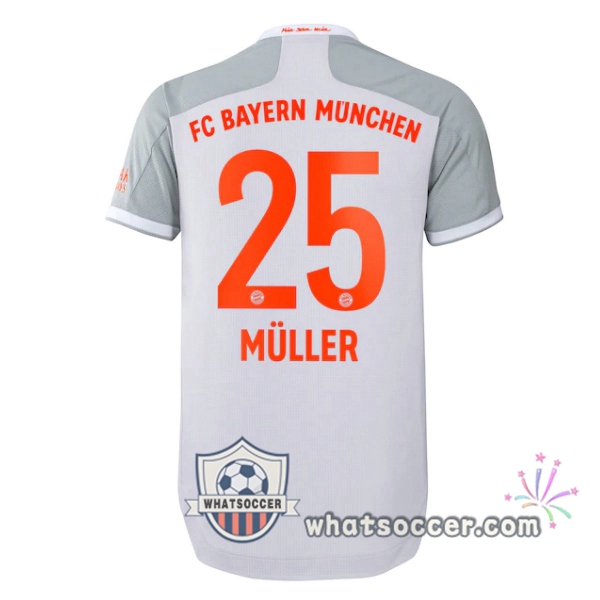 Bayern Munich (MULLER 25) Away Soccer Jerseys 2020-2021