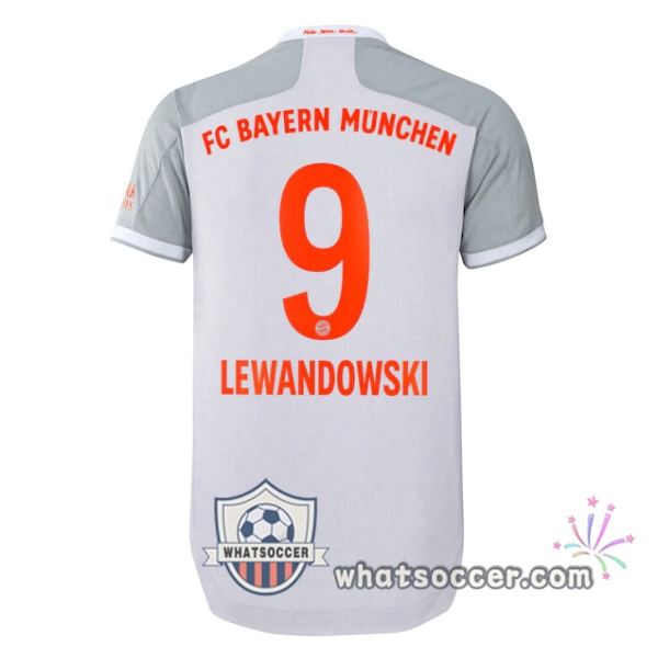 Bayern Munich (LEWANDOWSKI 9) Away Soccer Jerseys 2020-2021