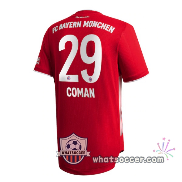 Bayern Munich (COMAN 29) Home Soccer Jerseys 2020-2021