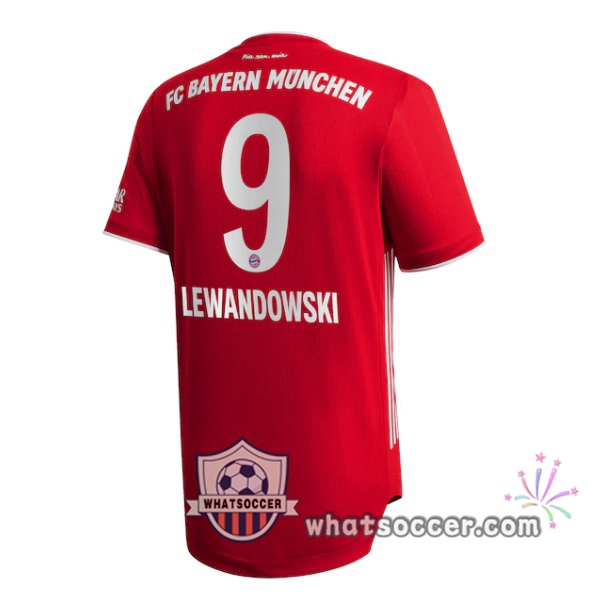 Bayern Munich (LEWANDOWSKI 9) Home Soccer Jerseys 2020-2021