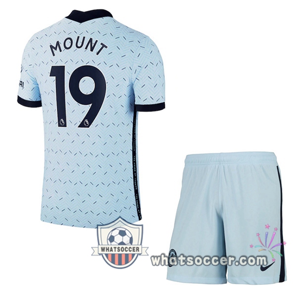 FC Chelsea (MOUNT 19) Kids Away Soccer Jerseys 2020-2021