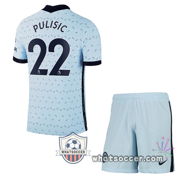 FC Chelsea (PULISIC 22) Kids Away Soccer Jerseys 2020-2021