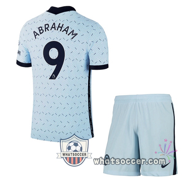 FC Chelsea (ABRAHAM 9) Kids Away Soccer Jerseys 2020-2021
