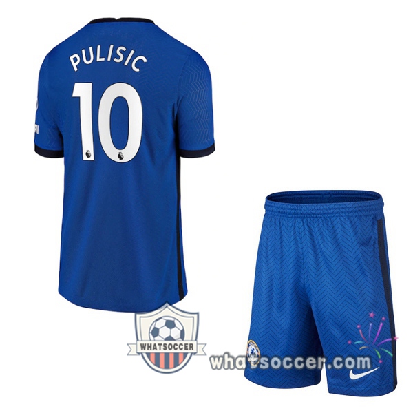 FC Chelsea (PULISIC 10) Kids Home Soccer Jerseys 2020-2021