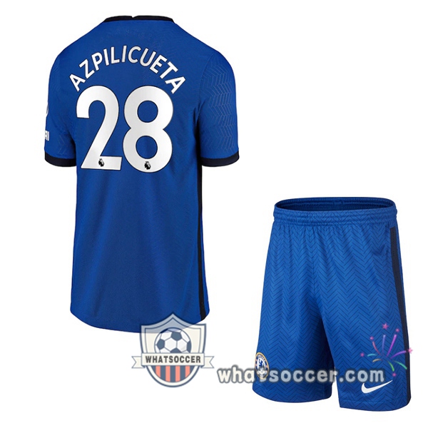 FC Chelsea (AZPILICUETA 28) Kids Home Soccer Jerseys 2020-2021
