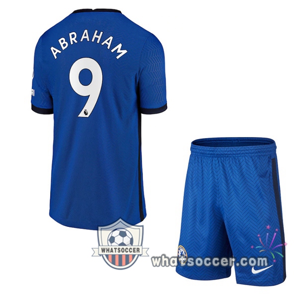 FC Chelsea (ABRAHAM 9) Kids Home Soccer Jerseys 2020-2021