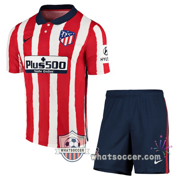 Atletico Madrid Kids Home Soccer Jerseys 2020-2021