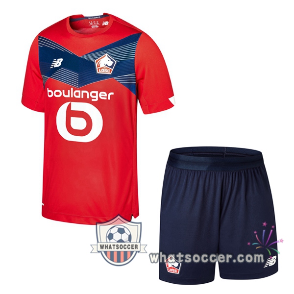 Lille OSC Kids Home Soccer Jerseys 2020-2021