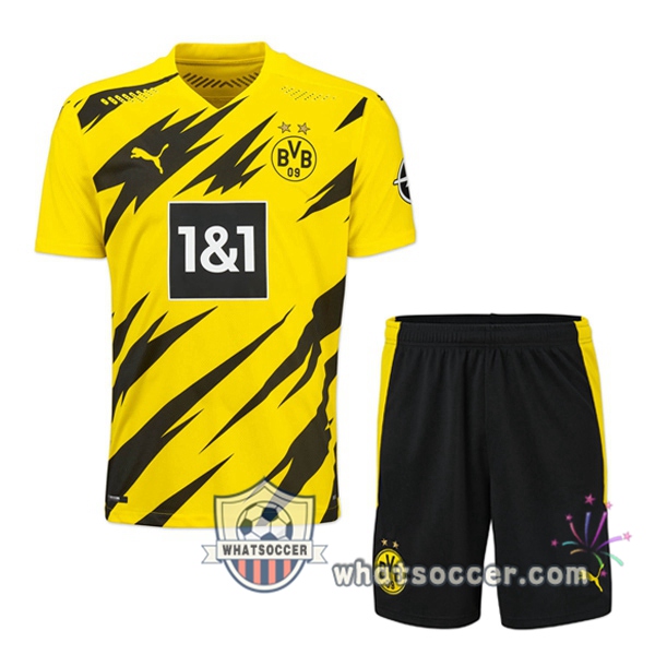 Dortmund BVB Kids Home Soccer Jerseys 2020-2021
