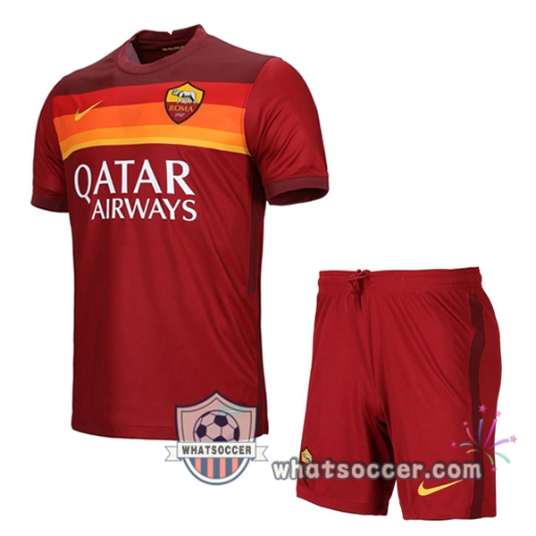 AS Roma Kids Home Soccer Jerseys 2020-2021