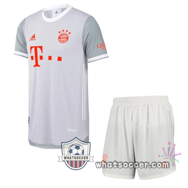 Bayern Munich Kids Away Soccer Jerseys 2020-2021