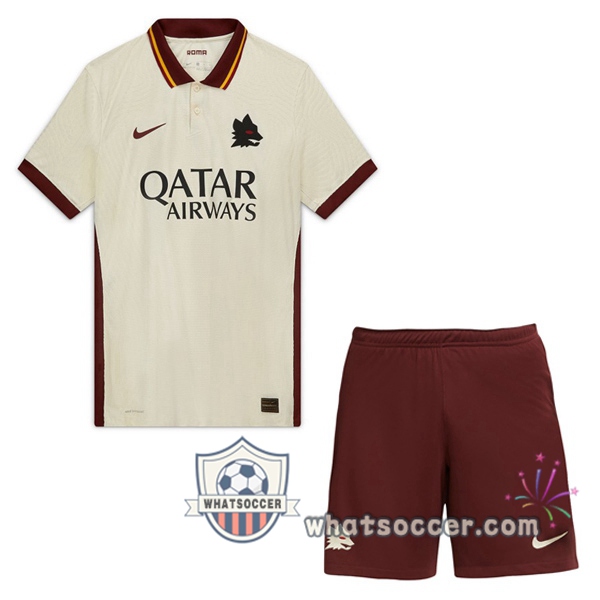 AS Roma Kids Away Soccer Jerseys 2020-2021