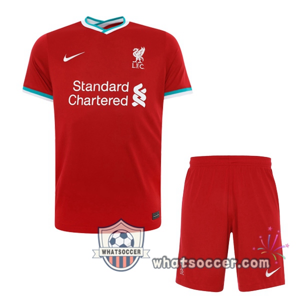FC Liverpool Kids Home Soccer Jerseys 2020-2021