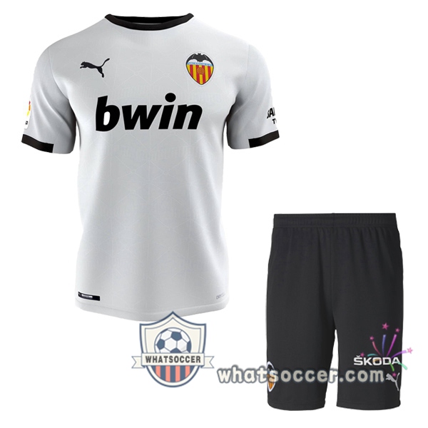 Valencia CF Kids Home Soccer Jerseys 2020-2021
