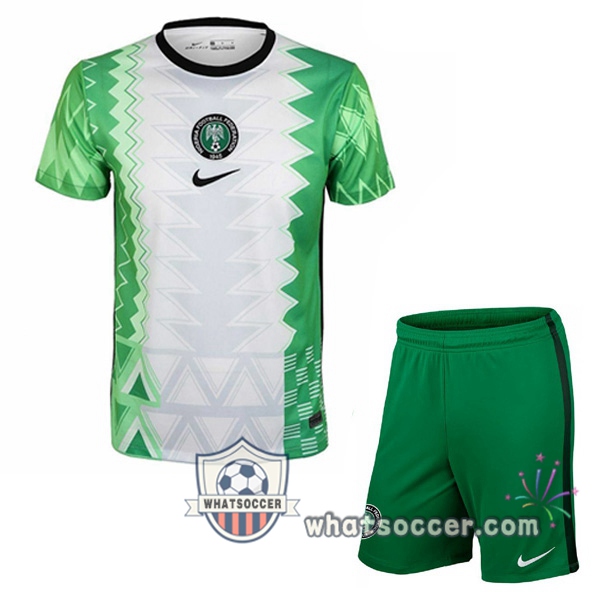 Nigeria Kids Home Soccer Jerseys 2020-2021