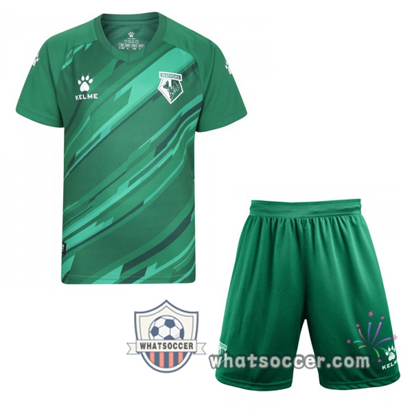 Watford FC Kids Goalkeeper Soccer Jerseys Green 2020-2021