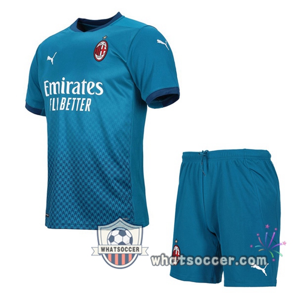 AC Milan Kids Third Soccer Jerseys 2020-2021