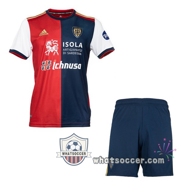 Cagliari Calcio Kids Home Soccer Jerseys 2020-2021
