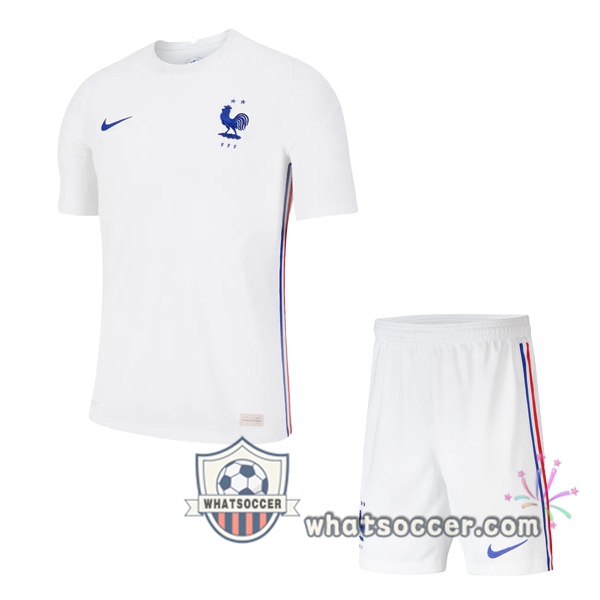 France Kids Away Soccer Jerseys 2020-2021