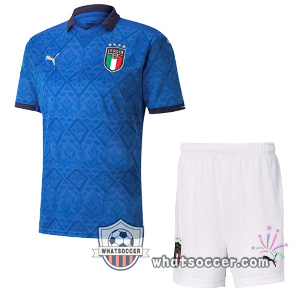 Italy Kids Home Soccer Jerseys 2020-2021