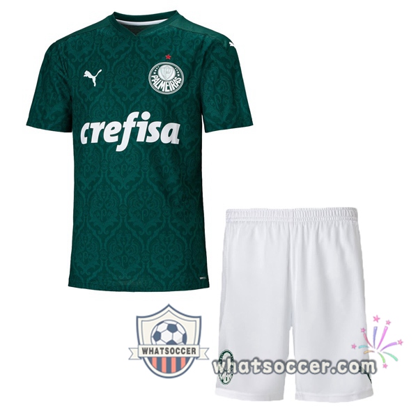 SE Palmeiras Kids Home Soccer Jerseys 2020-2021