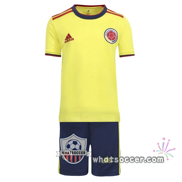 Colombia Kids Home Soccer Jerseys 2020-2021