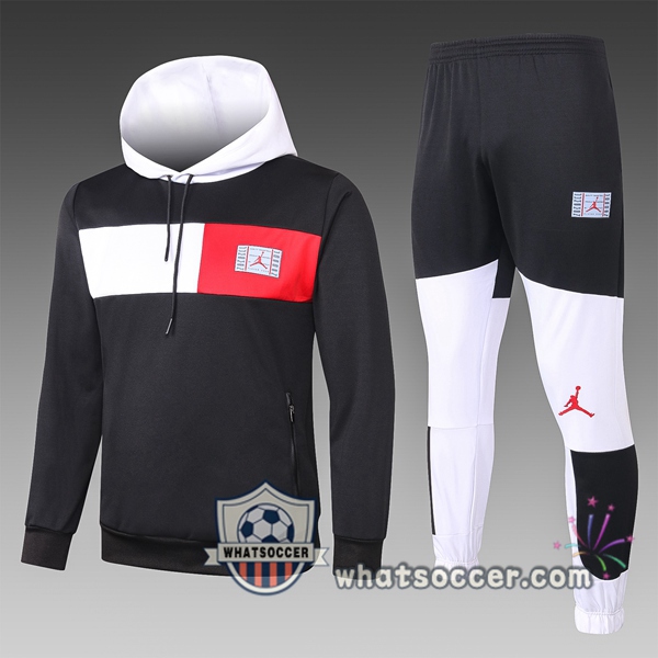 PSG Jordan Kids Hooded Jacket Black 2020-2021