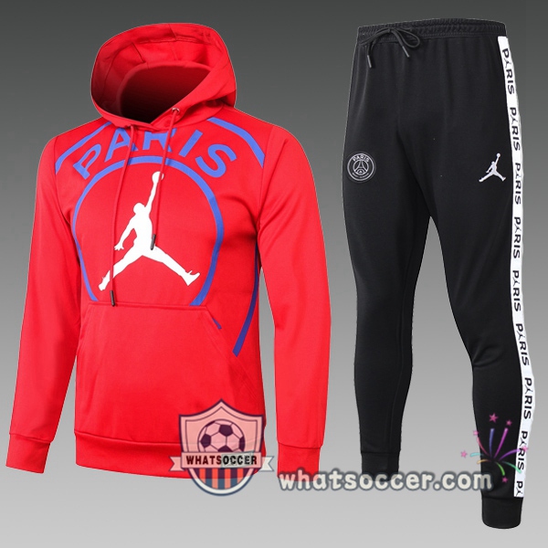 PSG Jordan Kids Hooded Jacket Red 2020-2021