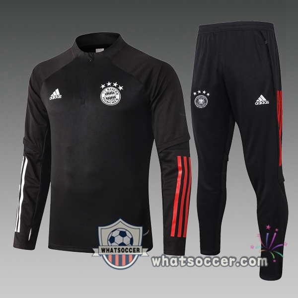 Bayern Munich Kids Tracksuit Black 2020-2021
