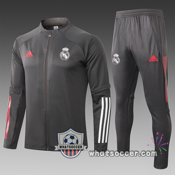 Real Madrid Kids Training jacket Dark Gray 2020-2021