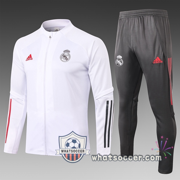 Real Madrid Kids Training jacket White 2020-2021