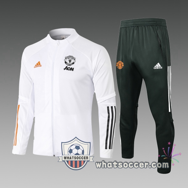 Manchester United Kids Training jacket White 2020-2021
