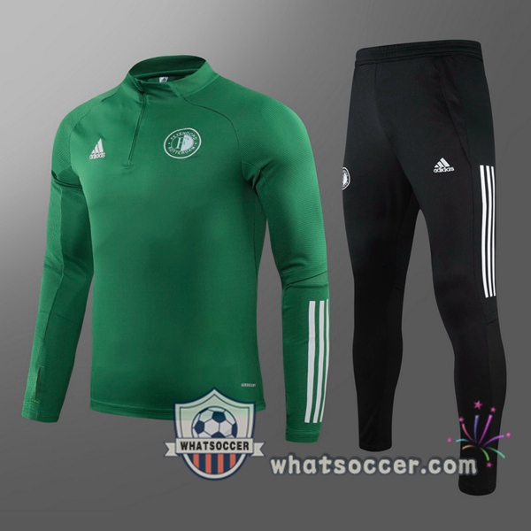 Feyenoord Kids Tracksuit Green 2020-2021