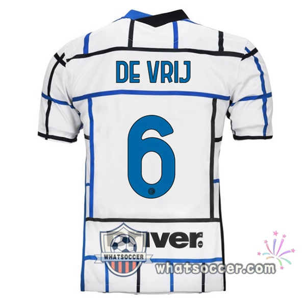 Inter Milan (DE VRIJ 6) Away Soccer Jerseys 2020-2021