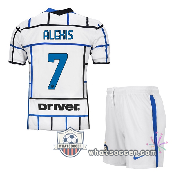 Inter Milan (ALEXIS 7) Kids Away Soccer Jerseys 2020-2021