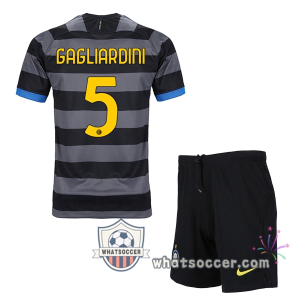 Inter Milan (GAGLIARDINI 5) Kids Third Soccer Jerseys 2020-2021