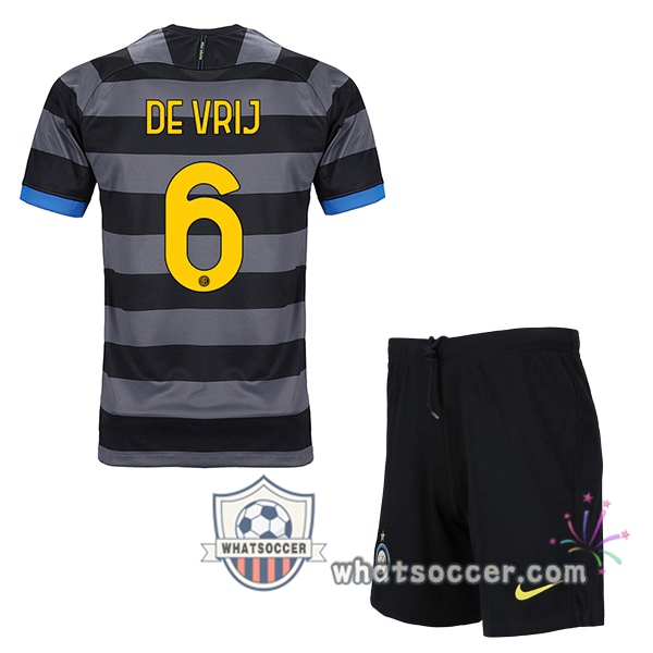 Inter Milan (DE VRIJ 6) Kids Third Soccer Jerseys 2020-2021