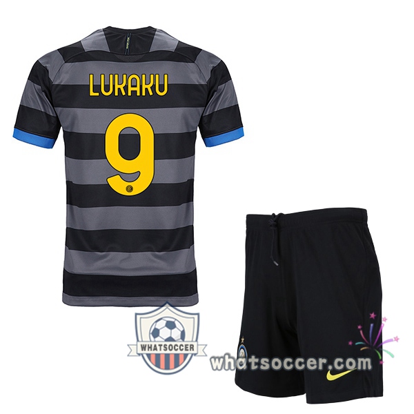 Inter Milan (LUKAKU 9) Kids Third Soccer Jerseys 2020-2021