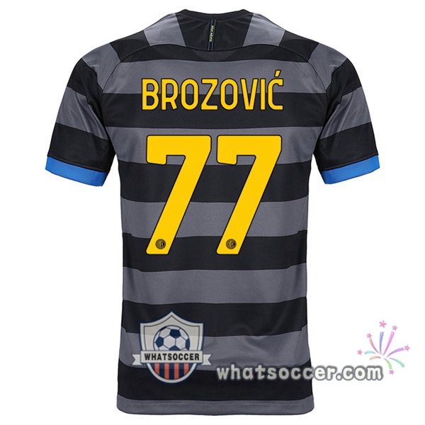 Inter Milan (BROZOVIĆ 77) Third Soccer Jerseys 2020-2021