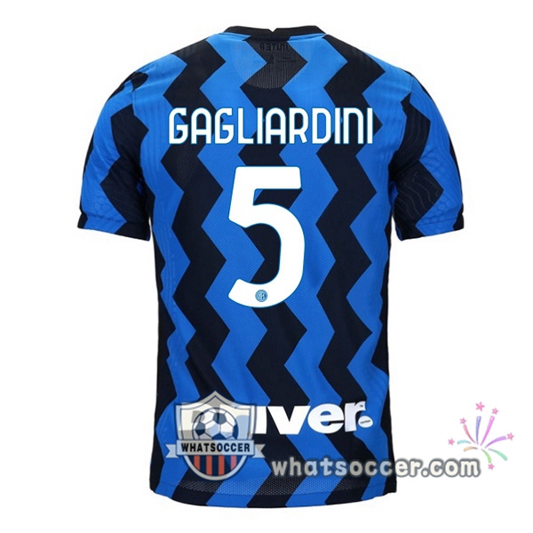 Inter Milan (GAGLIARDINI 5) Home Soccer Jerseys 2020-2021