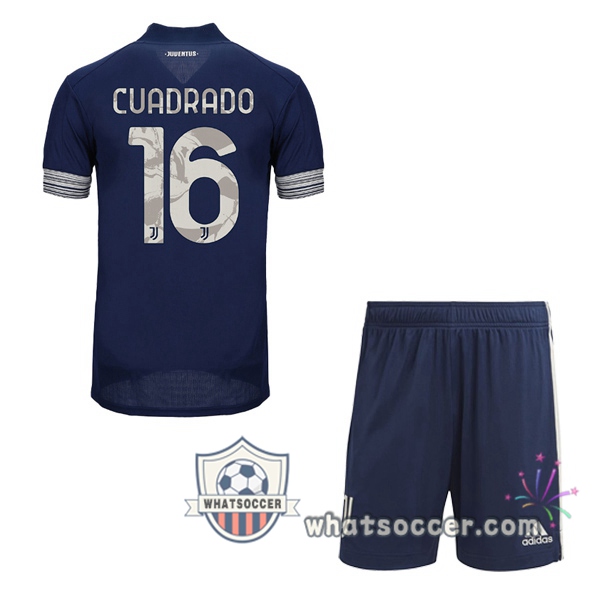 Juventus (CUADRADO 16) Kids Away Soccer Jerseys 2020-2021